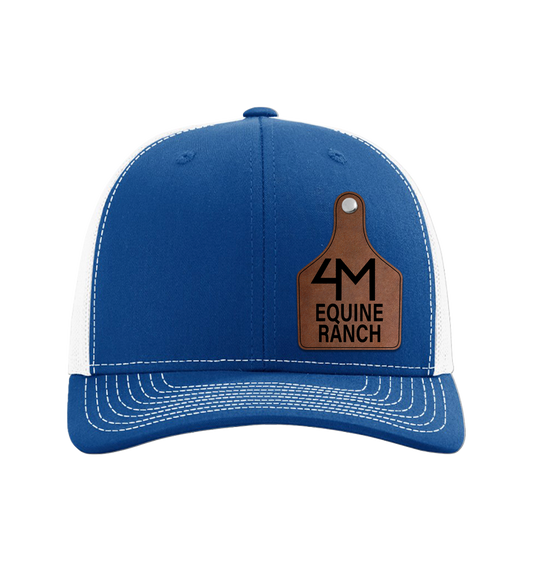 Trucker Snapback Cap Decorated Patch with Rivet